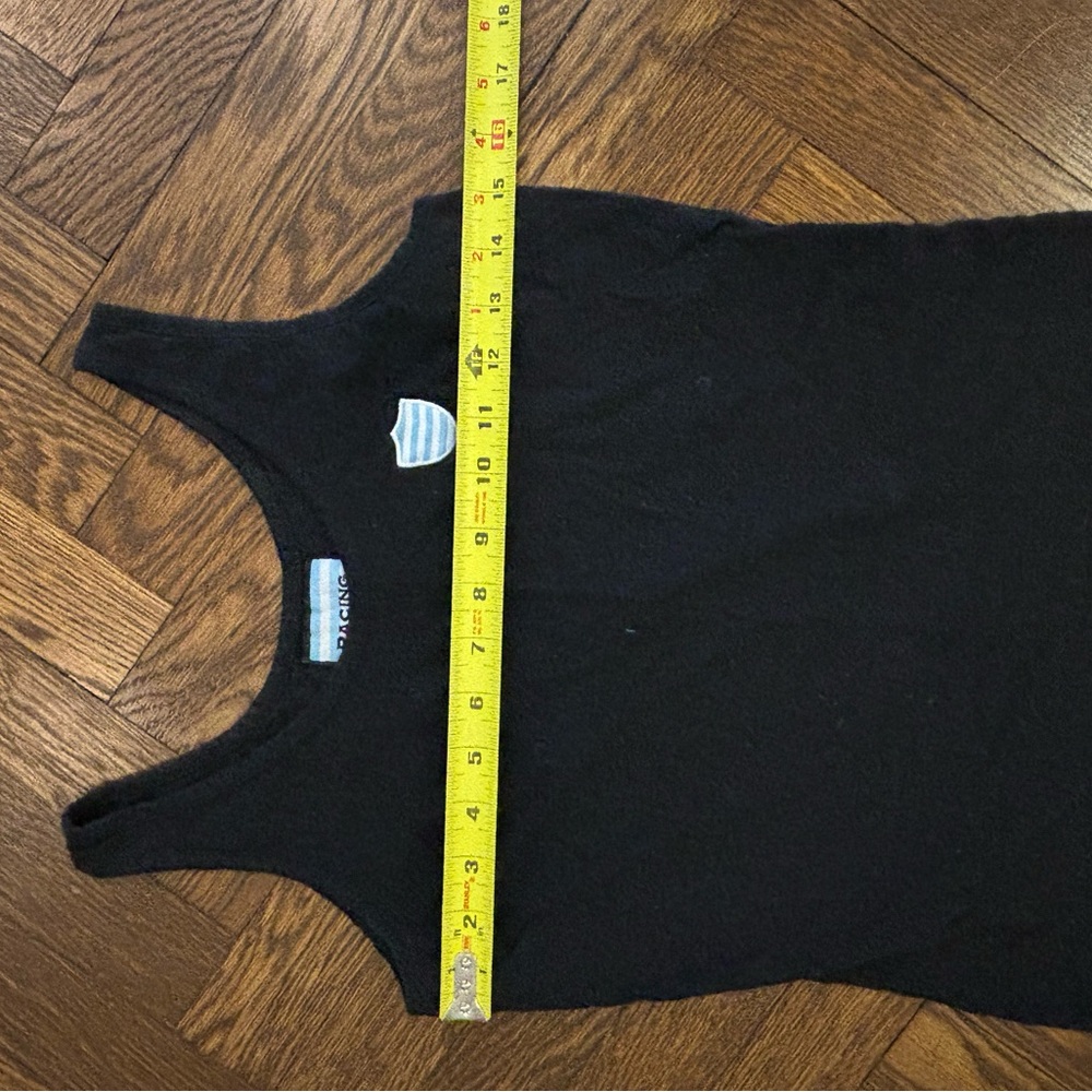 ASOS Racing Rugby Black Fitted Tank Top - Picture 6 of 8